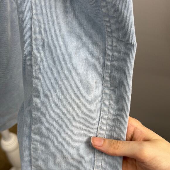 Y2k Paris Blues light blue corduroy jacket size M - Picture 6 of 8
